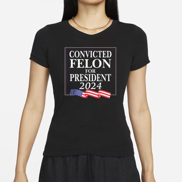 Luke Rudkowski Convicted Felon For President 2024 T-Shirt