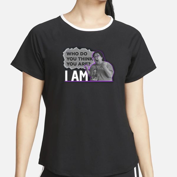 Magnificentgamer Who Do You Think You Are I Am Mg T-Shirt