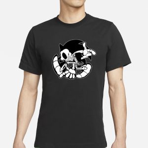 Mamono World Sonic Skeleton T Shirt 1