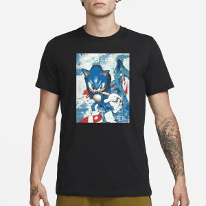 Mamono World The Sonic Big Drip T Shirt 1