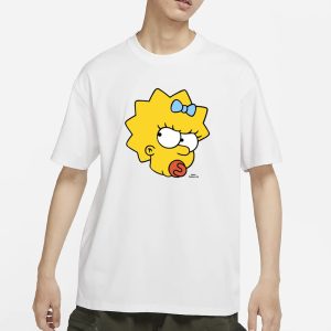 Manicita Wearing The Simpsons Maggie Angry Big Face T Shirt 1