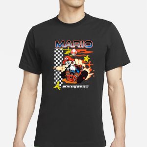 Mario Kart Racing Finish Line T Shirt 1