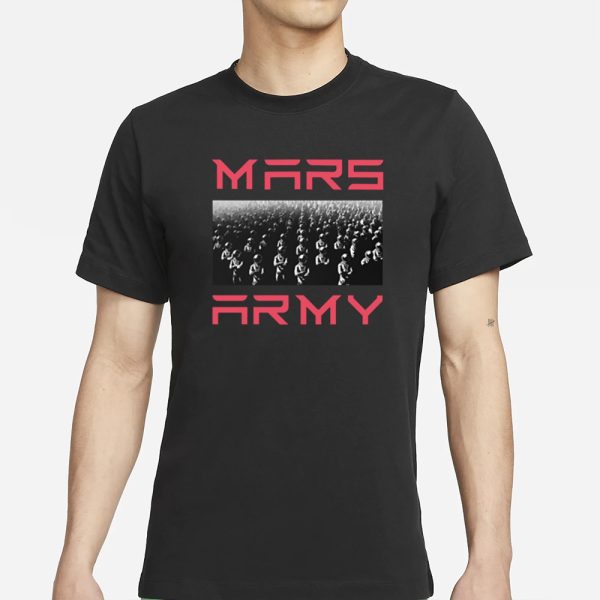 Mars Army Tesla Retail Shareholders T-Shirt