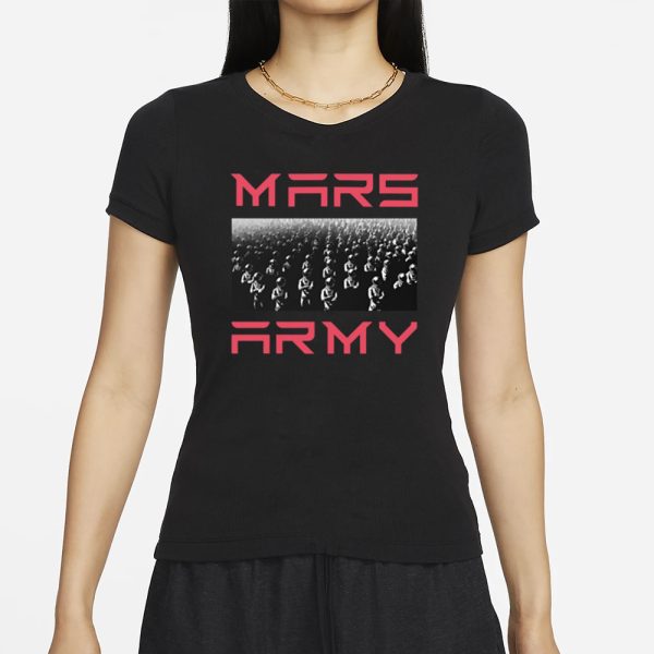 Mars Army Tesla Retail Shareholders T-Shirt