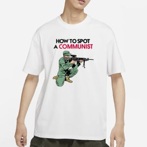 Matt Maddock Wearing How To Spot A Communist t Shirt 1