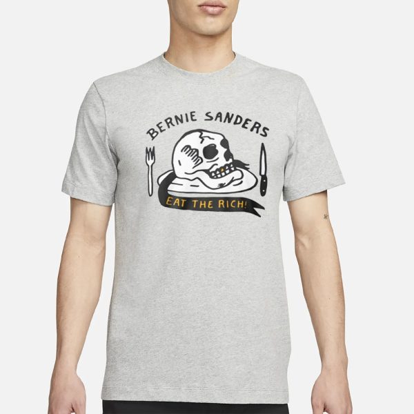 Max Azzarello Bernie Sanders Eat The Rich T-Shirt