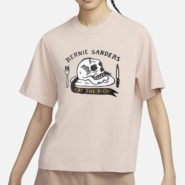 Max Azzarello Bernie Sanders Eat The Rich T-Shirt