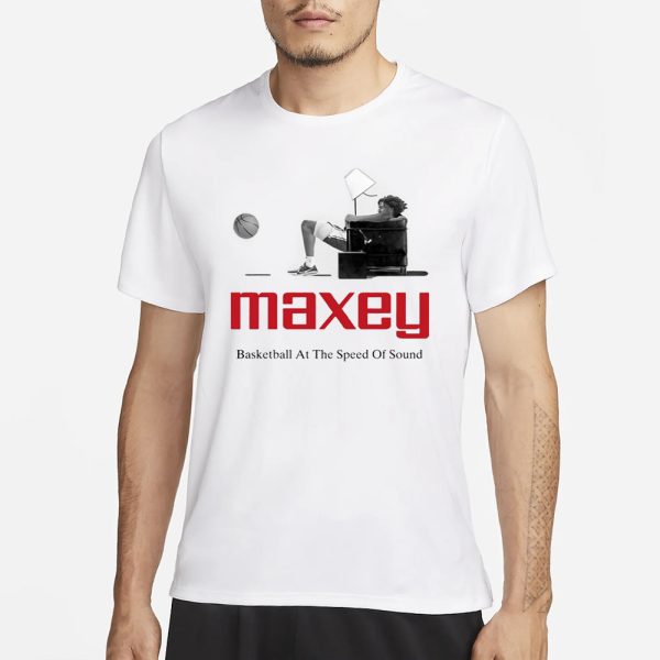 Maxey Basketball At The Speed Of Sound T-Shirt