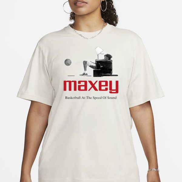 Maxey Basketball At The Speed Of Sound T-Shirt