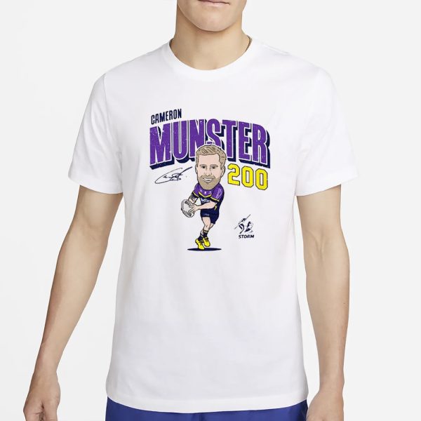 Melbourne Storm Cameron Munster 200 T-Shirt