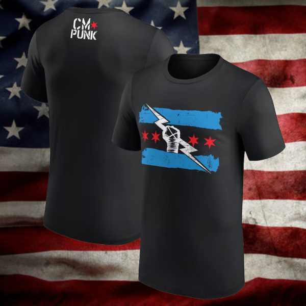 Men’s Black Return of CM Punk T-Shirt