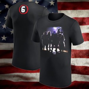 Mens Black Wyatt Sicks Group Photo T Shirt 1