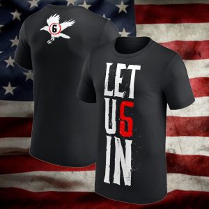 Mens Black Wyatt Sicks Let Us In T Shirt 1