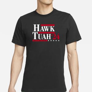 Mens Humor Hawk Tuah 24 Spit On That Thang Election T Shirt 1