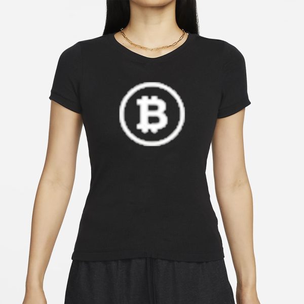 Michael Saylor Wearing Crypto Currency Bitcoin T-Shirt