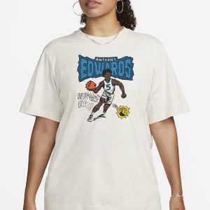 Minnesota Timberwolves Comic Book Anthony Edwards T Shirt 2