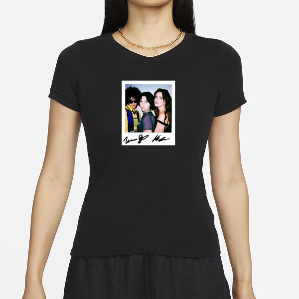 Muna Polaroid White Crewneck T-Shirt