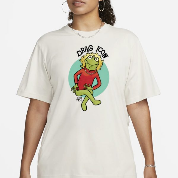 Muppet History Drag Icon Since 1955 Kermit The Frog T-Shirt