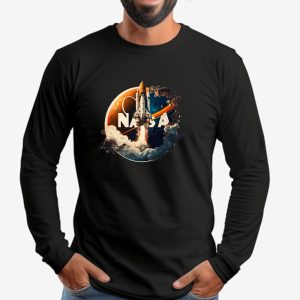 NASA Space Shuttle Graphic Sweatshirt T shirt Hoodie Long Sleeve T shirt 3