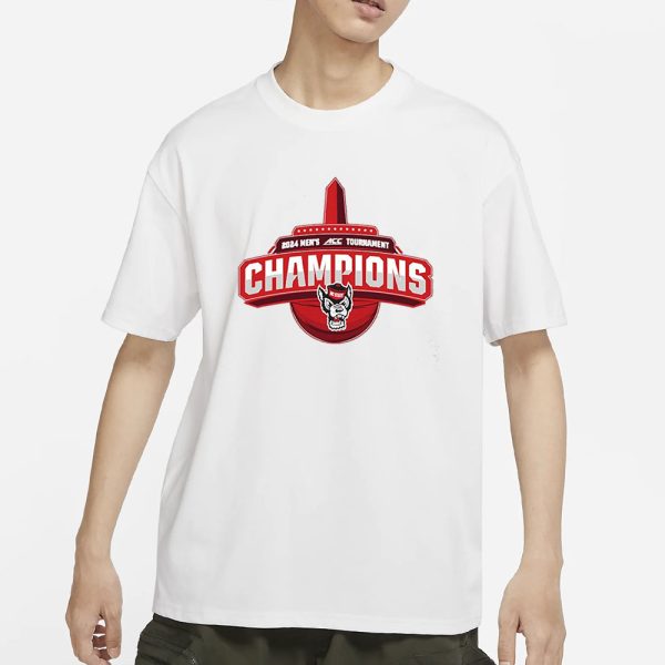 NC State 2024 Men’s Tournament Champions T-Shirt