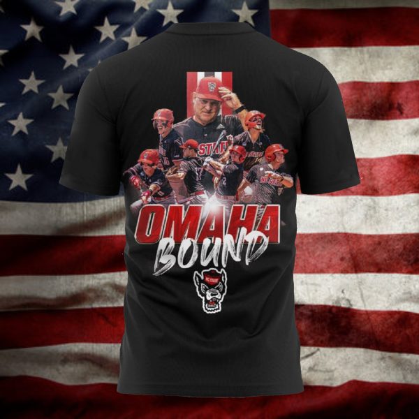 NC State Baseball SUPER REGIONAL CHAMPS Omaha Bound 2024 T-Shirt