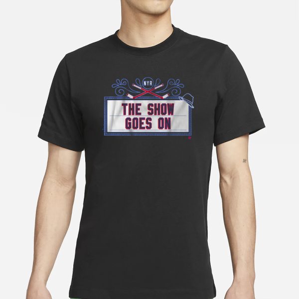 NEW YORK HOCKEY THE SHOW GOES ON T-SHIRT