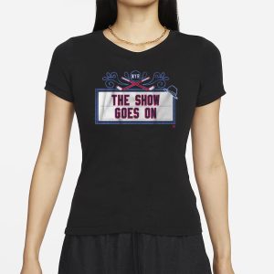 NEW YORK HOCKEY THE SHOW GOES ON T SHIRT 2