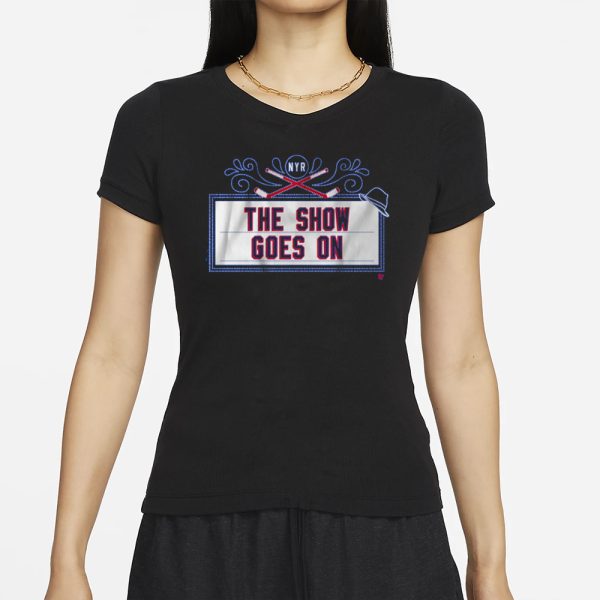 NEW YORK HOCKEY THE SHOW GOES ON T-SHIRT