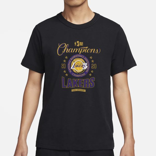 National Basketball Association Champions 2020 Lakers T-Shirt