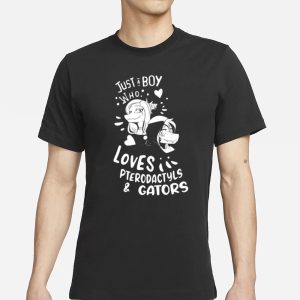 New Just A Boy Who Loves Pterodactyls Gators T Shirt 1