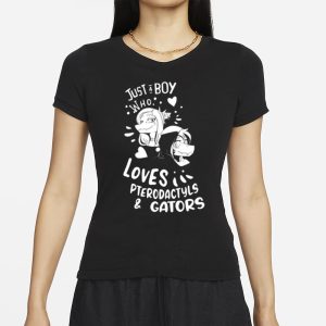 New Just A Boy Who Loves Pterodactyls Gators T Shirt 2