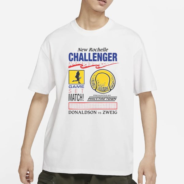 New Rochelle Challenger Game Set Match T-Shirt