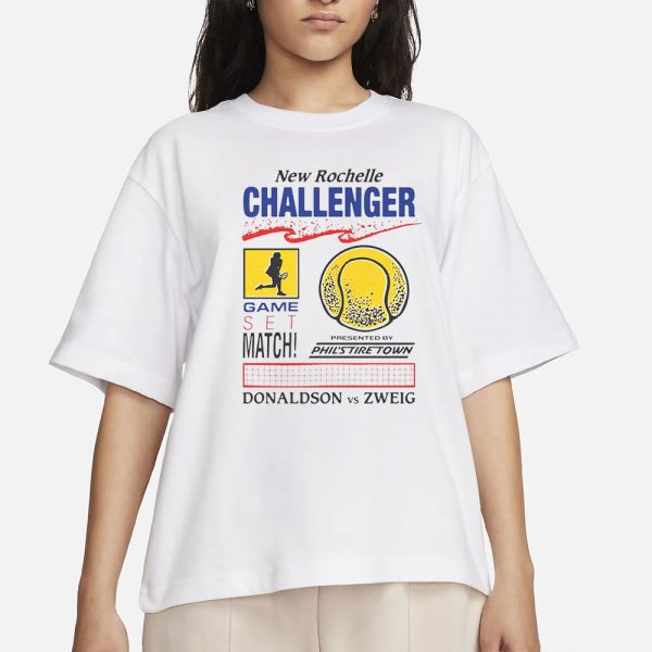 New Rochelle Challenger Game Set Match T-Shirt