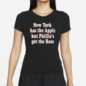 New York Has the Apple but Phillies Got the Rose Limited Edition London Series Comfort Colors T Shirt 2