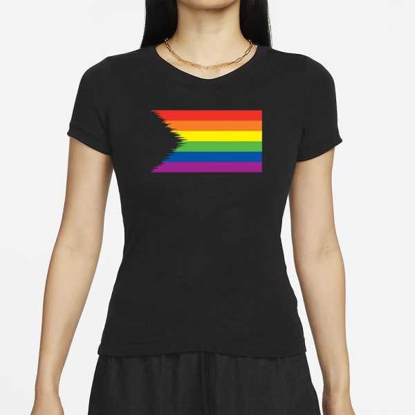 Nina Paley Pride Restored Flag T-Shirt