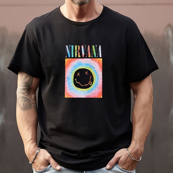 Nirvana Smiley Face Sweatshirt , T-shirt , Hoodie , Long Sleeve T-shirt