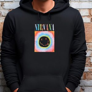 Nirvana Smiley Face Sweatshirt T shirt Hoodie Long Sleeve T shirt 4
