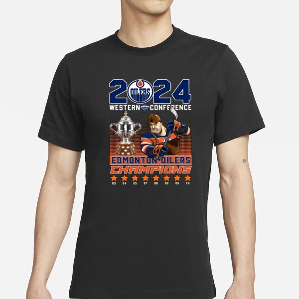 Oilers 2024 Western Conference Champions T-Shirt