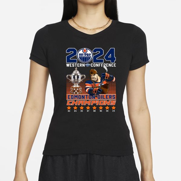 Oilers 2024 Western Conference Champions T-Shirt