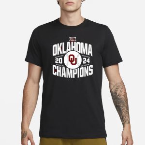 Oklahoma Sooners 2024 Big 12 Baseball Regular Season Champions T Shirt 1