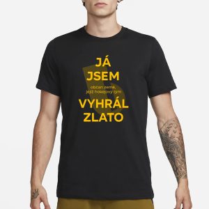 Ondrej Tesarek Ja Jsem Obcan Zeme Jejiz Hokejovy Tym Vyhral Zlato T Shirt 1