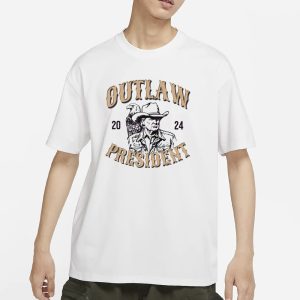 Outlaw President 2024 Trump Eagle T Shirt 1