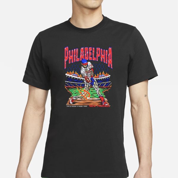 Philadelphia Baseball Limited Design Extremely Rare Nila Threads T-Shirt