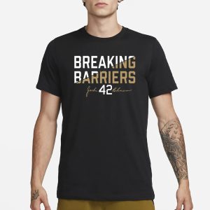 Pittsburgh Breaking Barriers Jackie Robinson 42 T Shirt 1