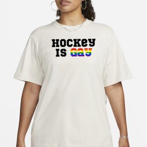 Pride Month Hockey Is Gay T Shirt 2