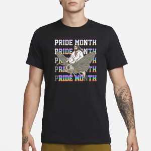 Pride Month Ride Moth T Shirt 1