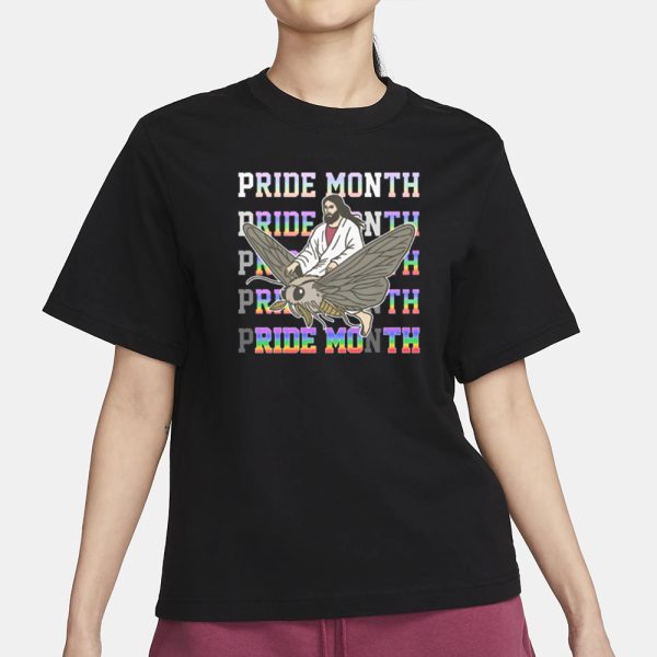 Pride Month Ride Moth T-Shirt