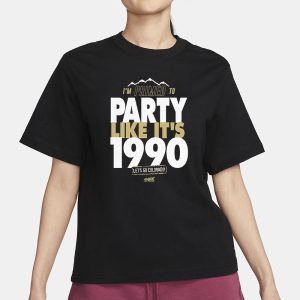 Primed To Party Like It’s 1990 T-Shirt For Colorado College Fans 1 Primed To Party Like It's 1990 T Shirt For Colorado College Fans 2