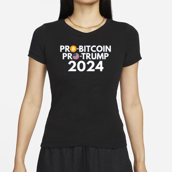 Pro-Bitcoin Pro-Trump 2024 T-Shirt