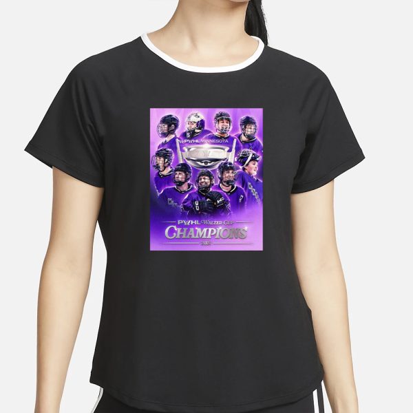 Pwhl Minnesota Walter Cup Champions T-Shirt